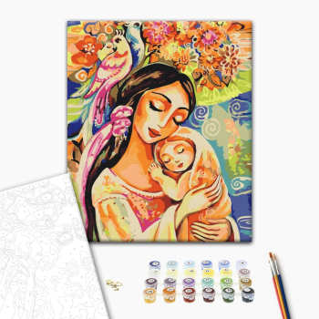 Картина по номерам Люди на картинах - Материнська любов