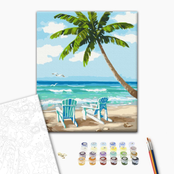 Картина по номерам Пейзажі - Море на двох