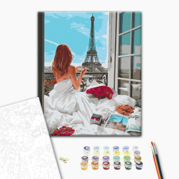 Картина по номерам Люди на картинах - Парижское утро