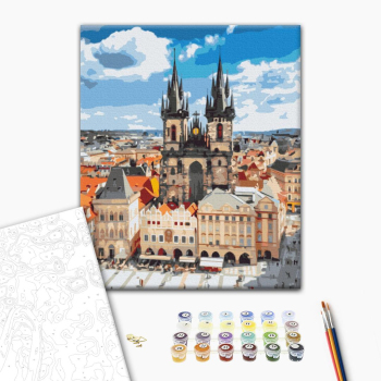 Картина по номерам Города - Ратуша Праги