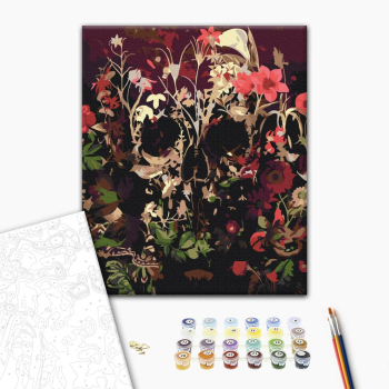 Череп в сухоцветах