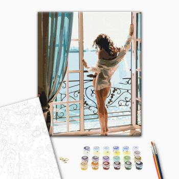 Картина по номерам Люди на картинах - Звабливий ранок