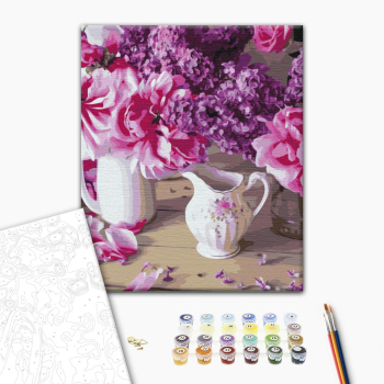 Картина по номерам Квіти - Ніжність до сніданку