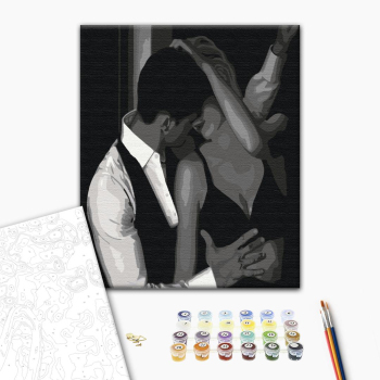 Картина по номерам Романтика - В обіймах пристрасті