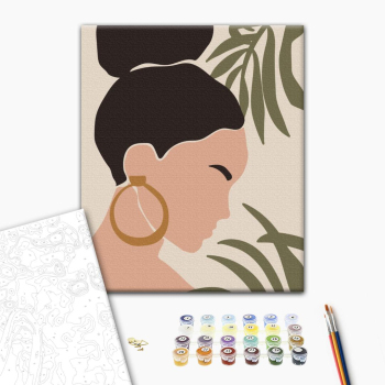 Картина по номерам Для початківців - Пастельні тропіки: триптих 2