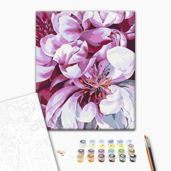 Картина по номерам Квіти - Цвіт у макро зйомці