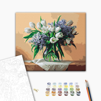 Картина по номерам Квіти - Аромат весни