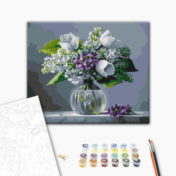 Картина по номерам Квіти - Весняні радощі