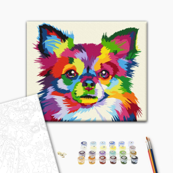 Разноцветный собака