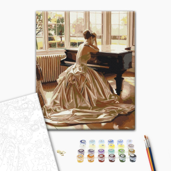 Картина по номерам Люди на картинах - Чуттєва пауза