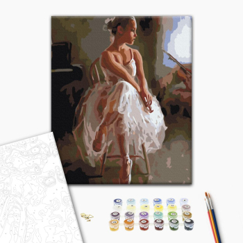 Картина по номерам Люди на картинах - Юна балерина