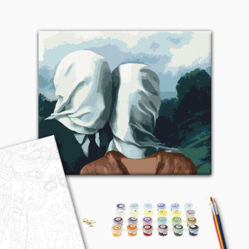 Рене Магритт «Влюбленные»