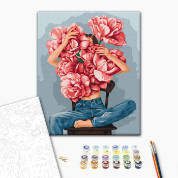 Пионы в объятиях © Mykhailyshyna Daria