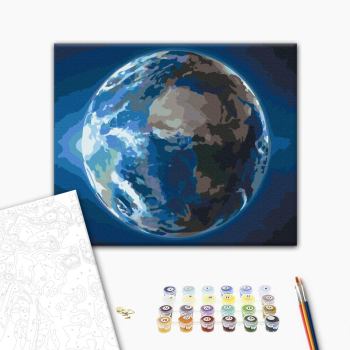 Картина по номерам Космос - Планета життя