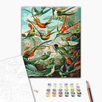 Картина по номерам Тварини, птахи та риби - Пернате царство