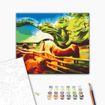 Картина по номерам Поп Арт - Абстракція природи