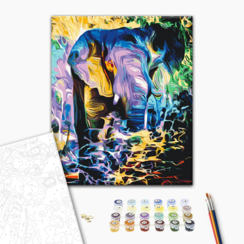 Картина по номерам Поп Арт - Веселкова Африка