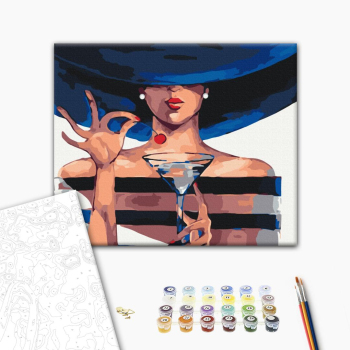 Картина по номерам Люди на картинах - Космополітен