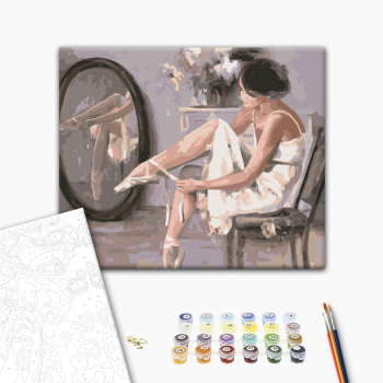 Картина по номерам Люди на картинах - Ранок в пуантах