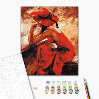 Картина по номерам Люди на картинах - Розкішна пані