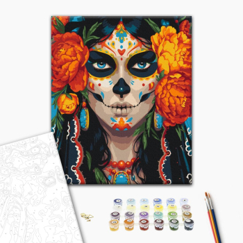 Картина по номерам Люди на картинах - Мексика в її очах