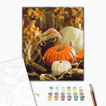 Картина по номерам Натюрморти - Гарбузовий натюрморт