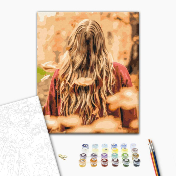 Картина по номерам Люди на картинах - Золоті коси