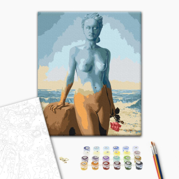 Картина по номерам Репродукції художників - Красивий корабель. Рене Магрітт