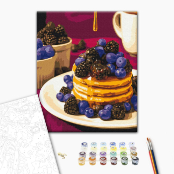 Картина по номерам Натюрморти - Літній сніданок