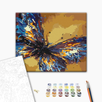 Картина по номерам Тварини, птахи та риби - Метелик в деталях