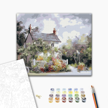 Картина по номерам Пейзажі - Уютный пригород