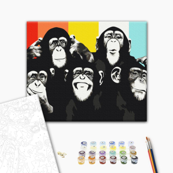 Портрет шимпанзе