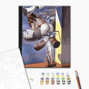 Картина по номерам Репродукції художників - Содомське самовдоволення невинної діви. Сальвадор Далі