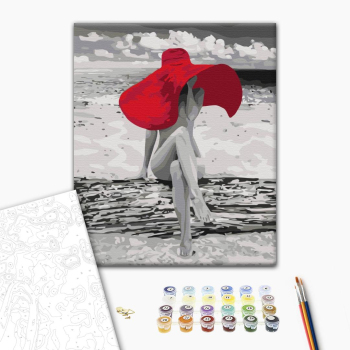 Картина по номерам Люди на картинах - Яскрава краса