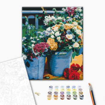 Картина по номерам Квіти - The florist's joy