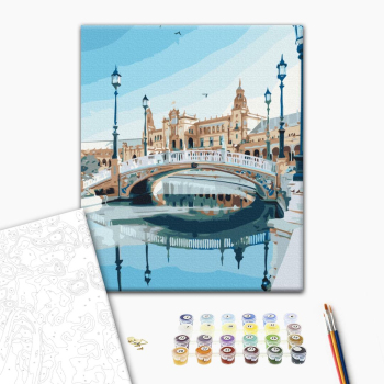 Картина по номерам Города - Туристичний кадр