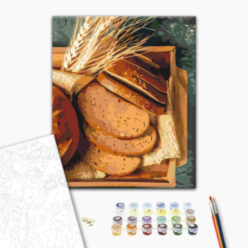 Картина по номерам Натюрморти - Запашний хліб