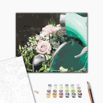 Картина по номерам Квіти - Квіткова поїздка