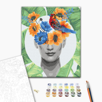 Картина по номерам Квіти - Квітучі думки