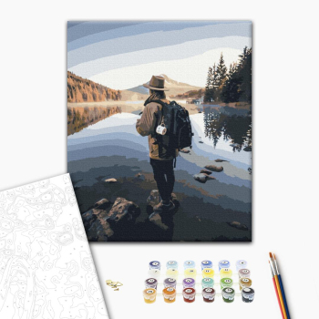 Картина по номерам Люди на картинах - Мандрівник