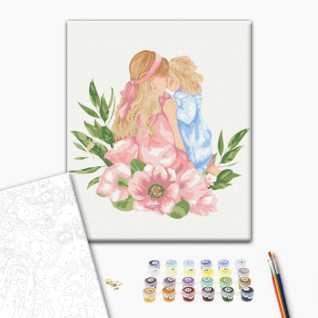 Картина по номерам Люди на картинах - Матусина любов