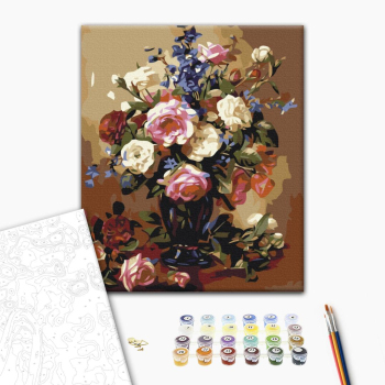 Картина по номерам Квіти - Вишуканий букет