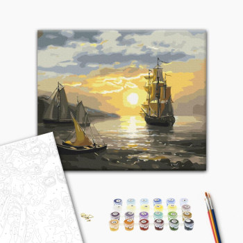 Парусник на закате