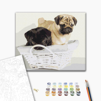 Дружочки в корзине