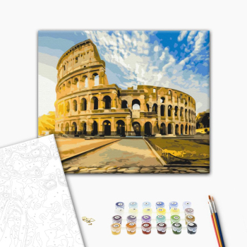 Картина по номерам Города - Колизей на рассвете