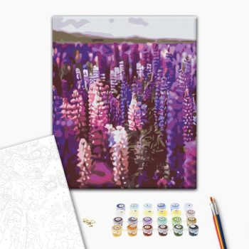 Картина по номерам Квіти - Лаванда