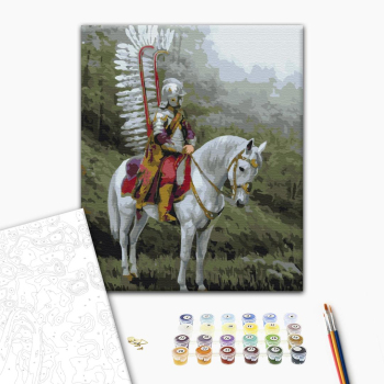 Картина по номерам Люди на картинах - Лицар на коні