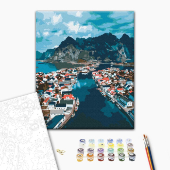 Картина по номерам Города - Норвезькі фіорди