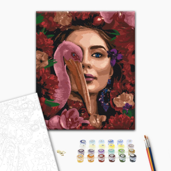 Картина по номерам Люди на картинах - Погляд джунглів