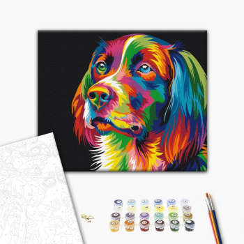 Радужная собака